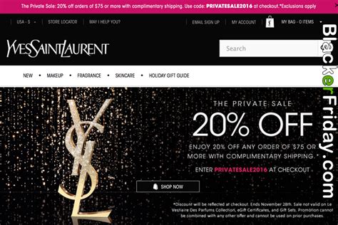 ysl black friday|ysl shop online.